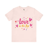 White Love in the Air T-Shirt - Whimsical Design