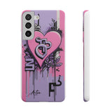 Graffiti Phone Case: Urban Chic for Girls with London Skylin - Phone Case by Printify | Unique designs from ArteoDesign